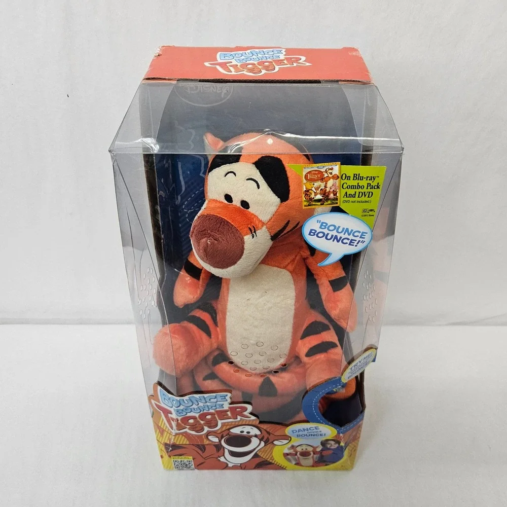 Winnie the Pooh Bounce Bounce Tigger Animated Dancing Plush Toy 2012 Damaged Box